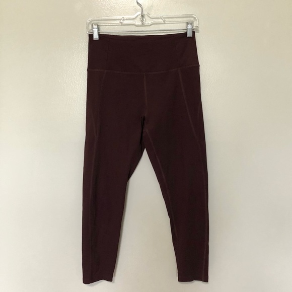 Girlfriend Collective Leggings Cropped Purple Medium - Picture 1 of 4